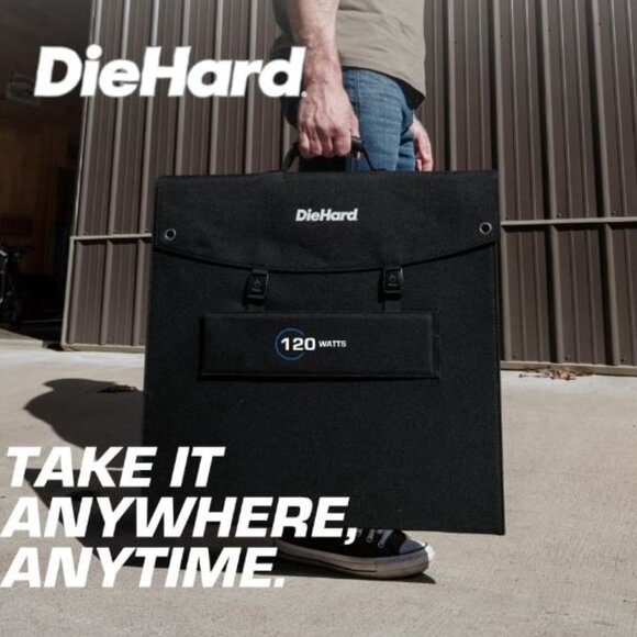 DieHard Solar Panel, 120-Watt, Foldable, Flexible, Lightweight, Portable - Desig - Picture 6 of 7